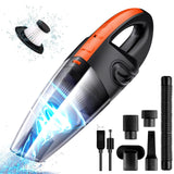 1 x RAW Customer Returns URAQT Powerful Handheld Vacuum Cleaner, 120w Fast Charging Cordless Handheld Vacuum Cleaner, USB 2200mah Wet and Dry Car Vacuum Cleaner with Washable Filter, Cordless Vacuum Cleaner for Car, Office, Home - RRP €26.99