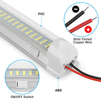 1 x RAW Customer Returns Linkstyle 12V Interior LED Light Bar, 108 LEDs with ON Off Switch, 1800LM 6W for RV Camper Trailer Boat Truck Van 4-Pack  - RRP €25.99