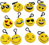 1 x RAW Customer Returns 20 Mini Plush Emoji Keychain Emoticons Keychains for Kids and Adult Gift Birthday Party Christmas Party Filler Decoration Gift - RRP €13.99