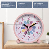 1 x RAW Customer Returns GDWD children s alarm clock, analogue alarm clock without ticking, learning alarm clock, learning clock, alarm clock, children s clock, quartz alarm clock, children s alarm clock with loud alarm, night light,  - RRP €19.04