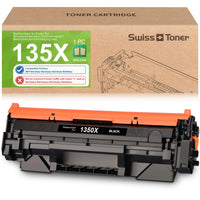 1 x RAW Customer Returns swiss toner 135X Toner W1350X With Chip Compatible for Laserjet M209dw Laserjet MFP M234dw M234sdw M234sdn for HP 135A Toner W1350A Toner Black, 1-Pack  - RRP €39.9