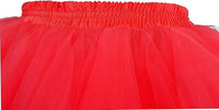 1 x RAW Customer Returns Dancina Women s Petticoat 50s Retro Tutu Tulle Skirt Normal and Large Sizes, Red, Size 42-46 - RRP €21.91