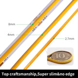 1 x RAW Customer Returns Fosingut COB LED Strip 5m, DC12V LED Strip Warm White 3000k, 480 LEDs M CRI90 High Brightness Flexible LED Tape Light Strip Self-Adhesive, 2.7mm Stripes LED Bar, Kitchen, TV, Car, Home Decor Strip Only  - RRP €20.16