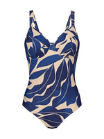 1 x RAW Customer Returns Triumph Women s Summer Allure OW Swimsuit, Blue-Light Combination, 46D - RRP €27.6