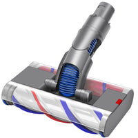 1 x RAW Customer Returns Italdos Omnidirectional motorized electric brush Turbo compatible for Dyson V6 DC58 DC59 DC61 DC62 quick release with double roller soft bristles for hard floors and parquet - RRP €46.99