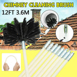 1 x RAW Customer Returns Chimney brush, chimney brush, chimney broom, plastic broom, chimney broom, chimney broom - RRP €20.16