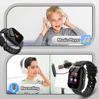 1 x RAW Customer Returns MiracDan Smartwatch Children, Children s Smartwatch with SIM Card with Game Function, SOS, Camera, Music, Pedometer, Flashlight, Alarm Clock, Smartwatch Children with SIM Card Toy Gift 4-12 Years - RRP €39.99