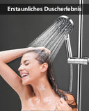 1 x RAW Customer Returns Magichome shower head water saving with hose 2M, with 5 jet types, turbocharged design high pressure, hand shower shower head for bathing - RRP €15.84