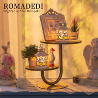 1 x RAW Customer Returns Romadedi Tealight Lantern White Decoration - Set of 4 Vintage Lantern Candle Metal Small with Engraving for Candles, Table Decoration, Wedding, Christmas, Ramadan, Balcony, Garden, Outdoor - RRP €21.99