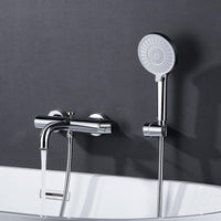 1 x RAW Customer Returns ARCORA bathtub faucet with hand shower, bathtub faucet thermostat made of copper mixer tap bathtub with water-saving M24 bubbler including 150cm shower hose - RRP €109.99