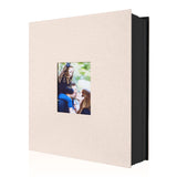 1 x RAW Customer Returns Lanpn Photo Album 10x15 400, Linen Insert Album for Portrait Format Photos Pictures Beige - RRP €23.35