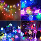 2 x RAW Customer Returns Eruibos Van Fairy Lights Balls Colorful 8M, 60LED Fairy Lights Battery with Remote Control 8 Modes Waterproof Outdoor Indoor for Christmas, Party, Garden, Wedding, Balcony, Room Decoration - RRP €35.98