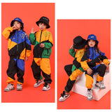 1 x RAW Customer Returns LOLANTA Children s Hip Hop Costume, Teenager Color Blocking Jackets Pants Dance Clothing Set Green, 11-12 Years, Day 160  - RRP €44.98