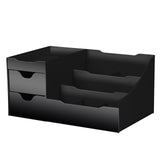 1 x RAW Customer Returns UNCLUTTERED DESIGNS Large Black Cologne Organizer - Storage for Cosmetics, Beard, Cologne, Perfume Skin Care - Perfect for Bathroom Bedroom - Vanity Desk Organizer with Drawers - RRP €20.99