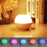 1 x RAW Customer Returns Fitop LED Night Light Children, Nursing Light Baby Eye Protection Bedside Lamp with Touch Switch Control, Night Lights Dimmable Warm White RGB Light, USB Rechargeable, Best Night Companion Gift - RRP €19.15