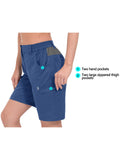 1 x RAW Customer Returns Little Donkey Andy Women s Quick Dry Stretch Shorts Sport for Hiking Golf Travel 23CM Inseam Greige L - RRP €30.23