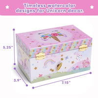 1 x RAW Customer Returns Jewelkeeper - Musical jewelry box for girls with pull-out drawer, forest design - music box with The Twinkle Twinkle Little Stars song, ideal animal gifts for girls - RRP €12.59