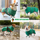 1 x Brand New Oslueidy Dog Bathrobe Cotton, Bath Towel Pet Coat Absorbent Bath Towel Dog Bathrobe Coat Soft Cat Drying Bath Towel Dog Bathrobe Hooded Bath Towel Pet Drying Towel - RRP €20.4