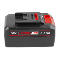 1 x RAW Customer Returns LabTEC 18V X-Change battery 5500 mAh replacement for Power X-Change H battery compatible with all 18V tool batteries with LED display - RRP €30.55