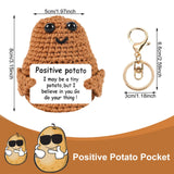 24 x Brand New Mini Potato Toy Positive Positive Potato Mini Potato Toys Creative Plush Doll Mini Potato Toys Plush Doll for Decorations and Inspirational Gifts 8cm - RRP €489.6