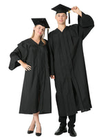 1 x RAW Customer Returns GraduationMall 2023 Graduation Gown Toga and Cap Graduation Hat Men Women Tassel University Ceremony Unisex Black Carnival Costume - RRP €26.99