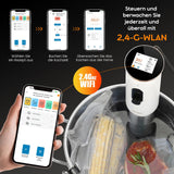 1 x RAW Customer Returns INKBIRD WiFi Sous Vide Stick ISV-101W, 1000 Watt Sous Vide, 3D water circulation heating with app preset menus, cookbook function, pre-alarm at end of cooking - RRP €141.17