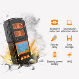 1 x RAW Customer Returns CHNADKS Portable Gas Detector, Rechargeable 4 Gas Monitor EX H2S CO O2 with Digital LCD Display, Sound Light Vibration Alarm, Personal 4-in-1 Gas Meter, Gas Tester Analyzer - RRP €129.99