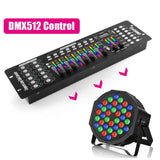 1 x RAW Customer Returns UKing Rechargeable LED Par Battery, RGB 36 LED Stage Light DMX 7CH, Party Light 7 Modes Lighting Effects with Remote Control for DJ Disco Wedding Christmas Stage Lighting - RRP €61.99