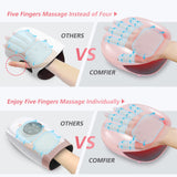 1 x RAW Customer Returns Comfier Rechargeable Hand Massager with Heat, Finger Massager with 3 Levels Compression Heating, Hand Massager Machine for Palm, Carpal Tunnel, Ideal Gifts for Women or Men - RRP €67.22