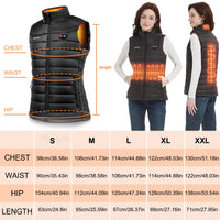 1 x RAW Customer Returns Gokozy Heated Vest Women with Battery, Lightweight Heated Vest Women with 5 Heating Zones, Heated Jacket Women Thermal Vest with 3 Temperature for Outdoor Hiking Camping - RRP €67.78