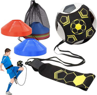 1 x Brand New Soccer Kick Trainer, Soccer Training Accessories, with Adjustable Waist Belt, Solo Soccer Trainer, Solo Children s Soccer Trainer, Soccer Throw Trainer, Soccer Training Equipment, Hands-Free Soccer Training - RRP €36.0