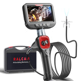 1 x RAW Customer Returns Ralcam 6.2mm Endoscope Camera, 360 Rotatable Endoscope 4.3 HD 720P Light Tube Inspection Camera, 6 LED Cameras, IP67 Waterproof, Semi-Rigid Cable, 2m - RRP €20.4