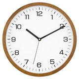 1 x RAW Customer Returns Foxtop Wall Clock Wood Without Ticking Noise 30 cm Large Silent Wall Clock Easy to Read Round Wooden Clock for Kitchen Living Room Bedroom Home Office School - RRP €30.24