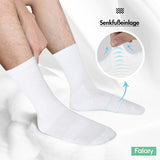 1 x RAW Customer Returns FALARY tennis socks women 35-38 white hiking socks sports socks winter socks functional socks running socks men thick padded women s socks thermal socks running socks cotton 6 pairs - RRP €21.86