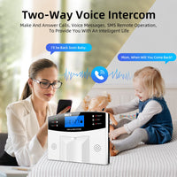 1 x RAW Customer Returns Clouree 2G Security Alarm System Home Alarm System Home Security GSM Infrared Sensor Remote Control Pad Home Security - RRP €59.0