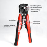 1 x RAW Customer Returns KAIWEETS Wire Stripper and Crimping Pliers, 3-in-1 Wire Stripping Tool, Automatic Wire Stripper and Cutting Pliers, Crimping Pliers for Insulated and Non-Insulated Connections. - RRP €19.99