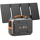 2 x RAW Customer Returns Powkey Powerstation with Solar Panel 99Wh 27000mAh Portable Powerstation with 40W Foldable Solar Panel 100W Solar Generator with 230V AC Output 18W USB-A USB-C for Motorhome Camping - RRP €403.34