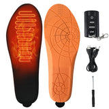 1 x Brand New Hereneer Heated Insoles, Heated Thermal Insole with Wireless Remote Control, USB Rechargeable Heated Shoe Insoles, 3 Levels Adjustable Temperature, Size Can Be Cut, 41-46  - RRP €37.3