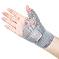 1 x RAW Customer Returns CURECARE Thumb Splint, Comfortable CMC Thumb Brace Right Left, Universal Size Thumb Orthosis for Arthritis, Tendonitis, CMC Joint Injuries Gray  - RRP €13.99