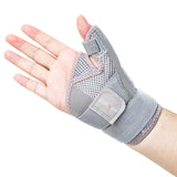 1 x RAW Customer Returns CURECARE Left and Right Thumb Brace, Comfortable Rhizarthrosis Brace, Universal Size Thumb Support for Arthritis, Tendinitis, CMC Joint Injuries Grey  - RRP €13.86