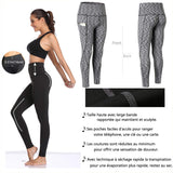 1 x RAW Customer Returns Sports Leggings Women High Waist Yoga Pants Gym Fitness Jogging Pants Running Tights Workout Tights with Pockets-XL,G2 - RRP €27.6