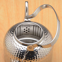 1 x RAW Customer Returns SANQIAHOME 1.4 liter stainless steel teapot with strainer insert, with tea strainer handle, induction-suitable silver - RRP €27.6