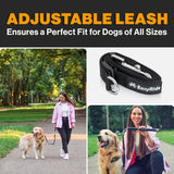 1 x RAW Customer Returns Hands-free leashes for dogs - 180 rotating dog bike leash - with shock absorbers and quick fastening mechanism - carbon fiber - removable and adjustable for the smoothest ride - patent pending - RRP €87.22