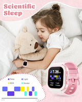 1 x RAW Customer Returns Cloudpoem Smartwatch Children s Fitness Watch Fitness Tracker Pedometer Watch with Heart Rate Monitor Sleep Monitor Spo2 Games Children Smartwatch IP68 Waterproof for Girls Boys - RRP €34.99