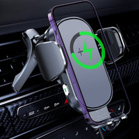 1 x RAW Customer Returns Lekente 15W Fast Wireless Charger Car Phone Holder with Charging Function, Automatic Inductive Qi Car Phone Holder Wireless Charger Ventilation for iPhone Samsung Google Xiaomi Huawei LG - RRP €34.69