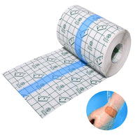 1 x RAW Customer Returns Waterproof transparent bandage, 10 cm x 10 m plaster roll, medical adhesive tape, transparent plaster roll, tattoo bandage, waterproof bandage, for shower plaster, anti-allergic, sports, showering - RRP €13.1