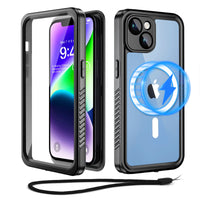 1 x RAW Customer Returns Beeasy for iPhone 14 Case 6.1 Waterproof, with MagSafe, Outdoor Cell Phone Case 360 Degree Protective Case, iPhone 14 Case Waterproof Shockproof Dustproof Armored Case with Screen Protector, Black - RRP €25.99