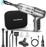 1 x RAW Customer Returns PeroBuno 3-in-1 Mini Handheld Vacuum Cleaner Cordless, 18KPA Car Vacuum Cleaner Strong, 150000 RPM Compressed Air Dust Blower, High Power Table Vacuum Cleaner, Keyboard Cleaning Set, Keyboard Vacuum Cleaner - RRP €56.46