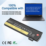 1 x RAW Customer Returns Exmate 01AV425 Laptop Battery for Lenovo ThinkPad A475 A485 TP25 P51S P52S T470 T480 T570 T580 Series 61 01AV425 4X50M0881 01AV491 SB10K97582 SB10K97583 01AV426 10.8V 4400mah  - RRP €35.99