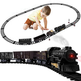 1 x RAW Customer Returns TOYANDONA Toy Train Set for Boys Girls 4-7 Christmas Train Kids Electric Train Set Electric Train Set for Children Christmas Train Tracks Railway - RRP €41.34